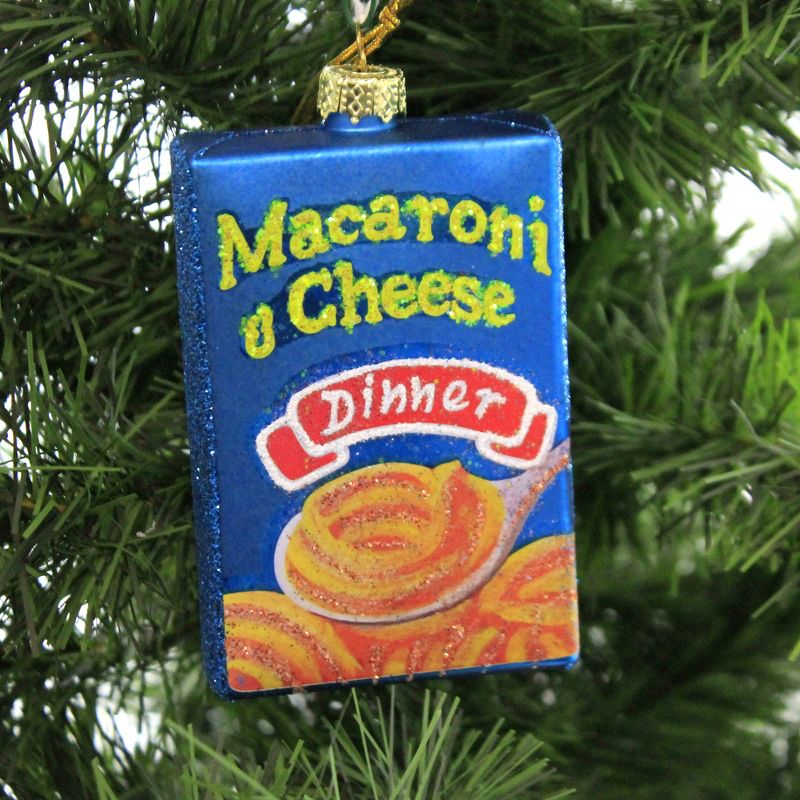 Holiday Ornaments 4.0" Mac & Cheese Christmas Noodles Dinner  -  Tree Ornaments