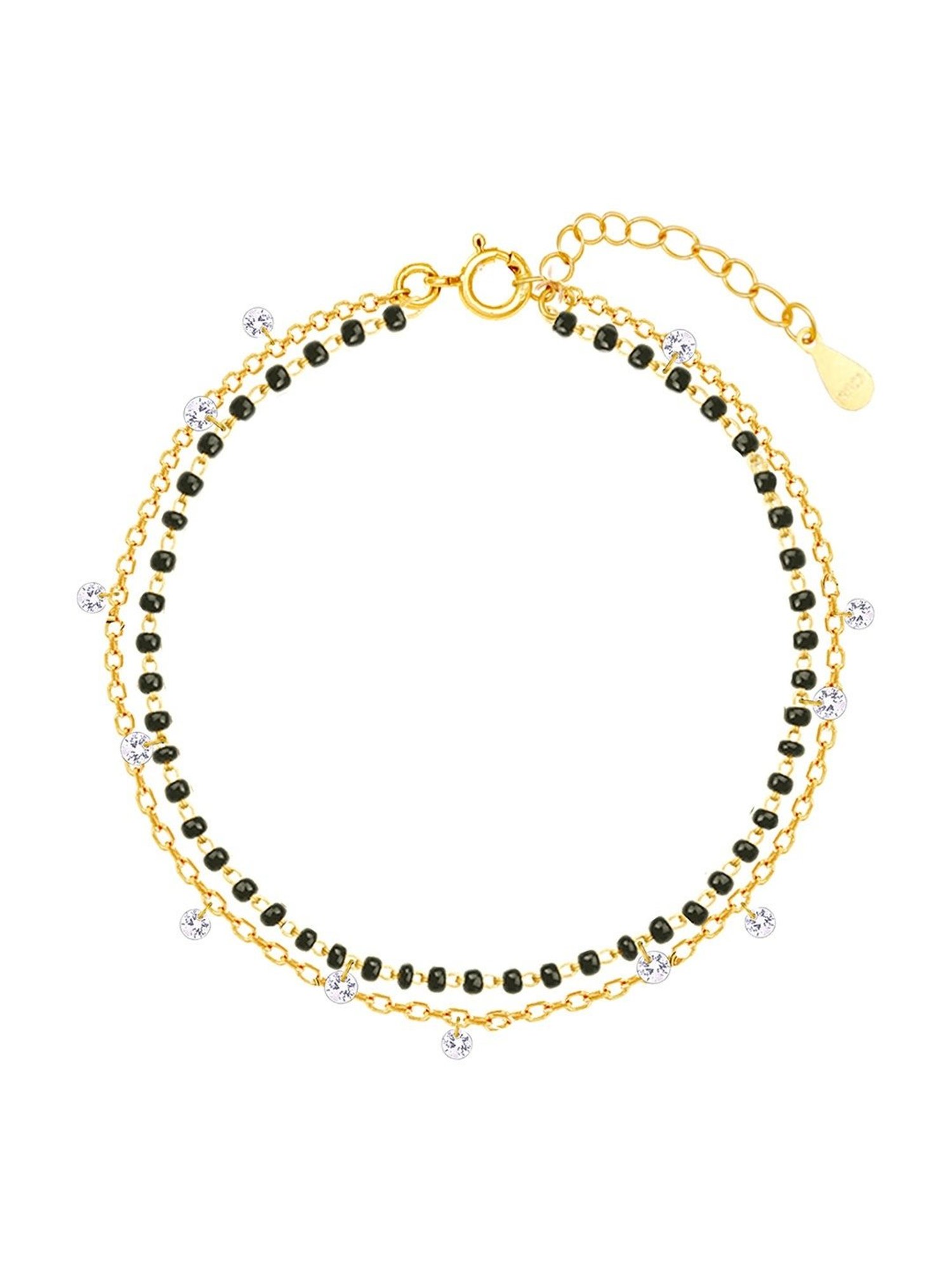 GIVA Love is EveryWhere 92.5 Sterling Silver Mangalsutra Bracelet