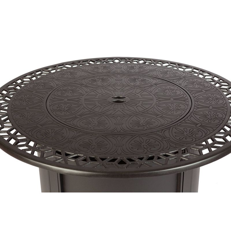 Longpoint Aluminum Round LPG Fire Pit - Fire Sense