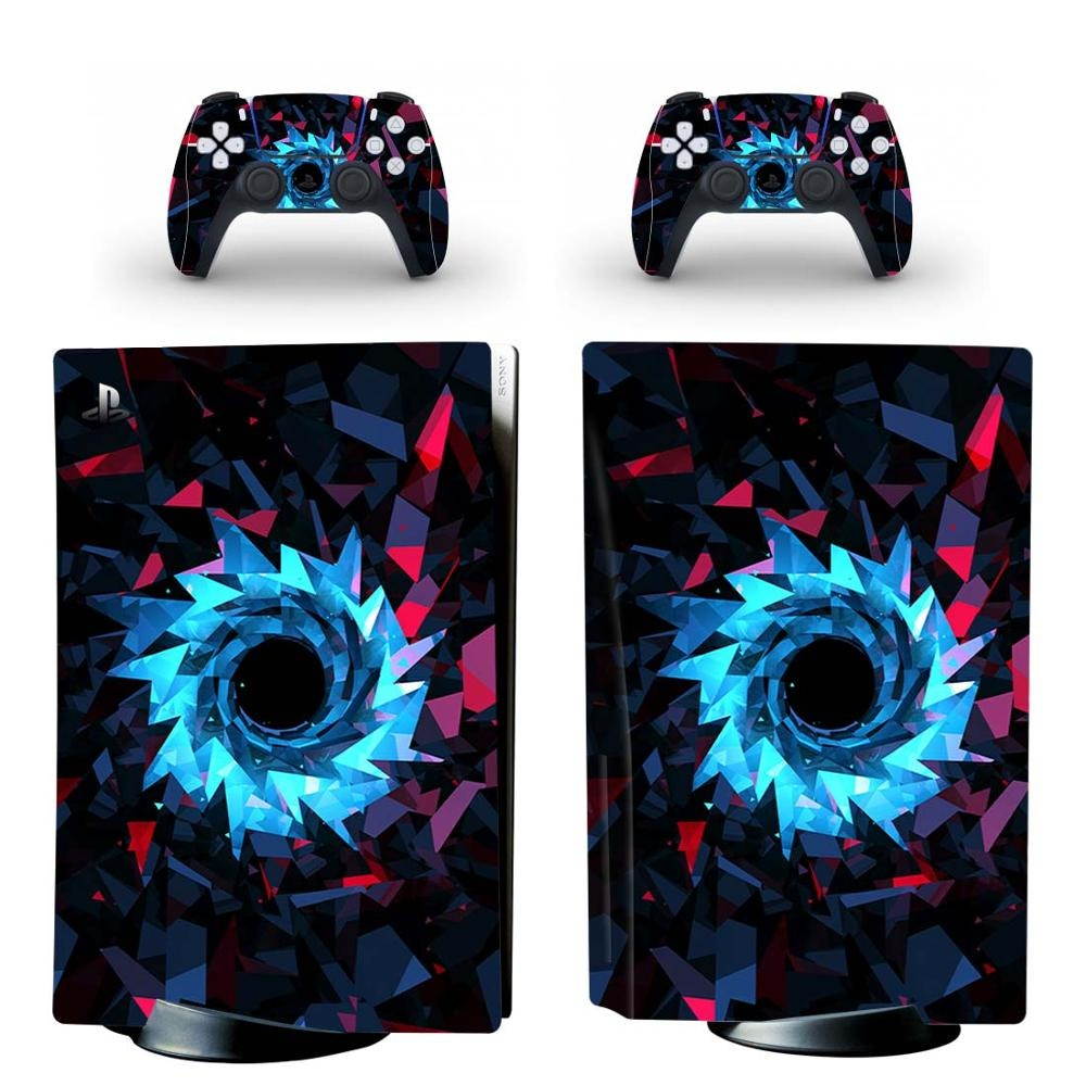 Great Wave PS5 Standard Disc Edition Skin Sticker Decal Cover for PlayStation 5 Console & Controllers PS5 Skin Sticker