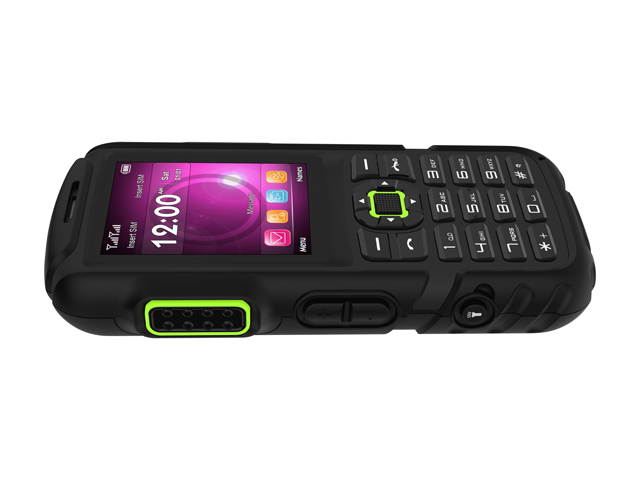 BLU Tank Mega T570 Unlocked GSM Rugged Feature Phone (2.4" Green, 32MB Storage  32MB RAM)