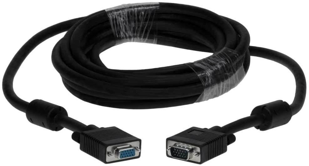 SF Cable 75ft HD15 SVGA M/F Monitor Extension Cable with Ferrite Bead