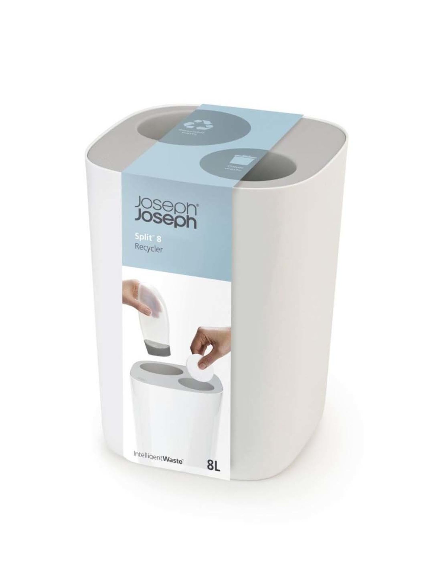 Freelance Grey Steel Set of 1 Dustbins