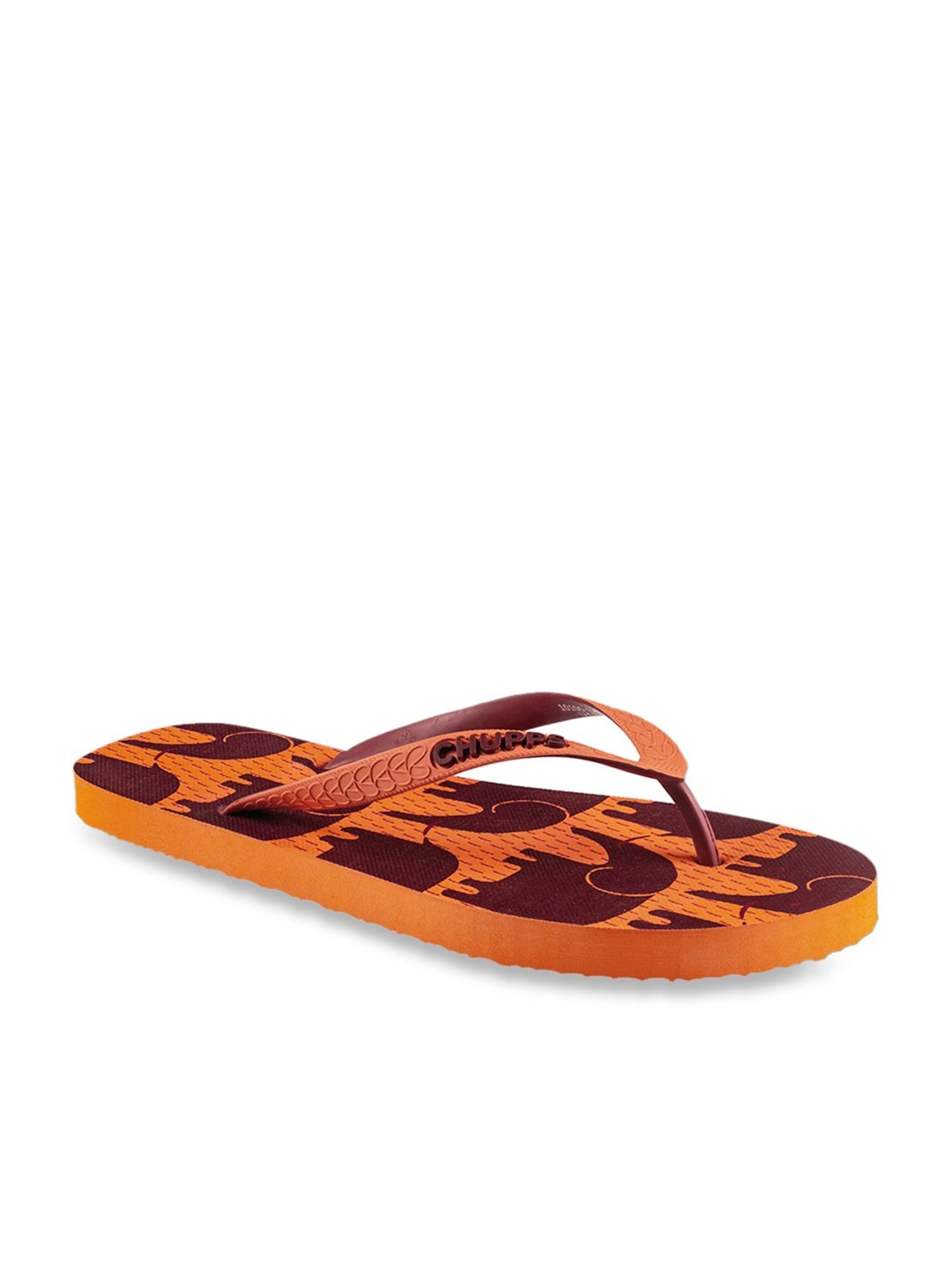 Chupps Women's Orange Flip Flops