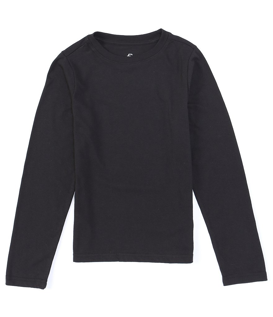 Class Club Little Boys 2T-7 Long-Sleeve Heathered Essential Tee