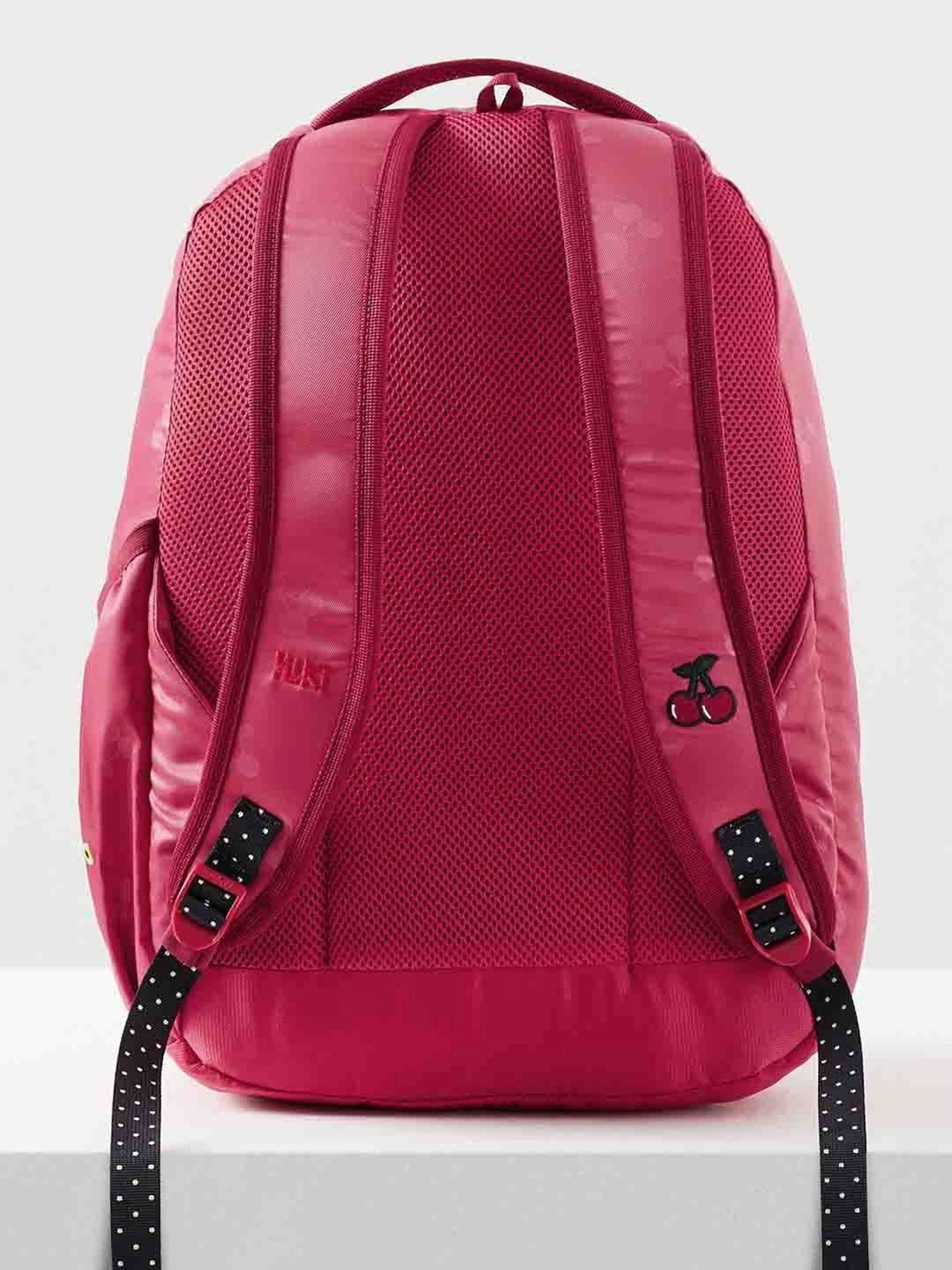Wiki Back to School 2 Red Polyester Printed Backpack - 30 Ltrs