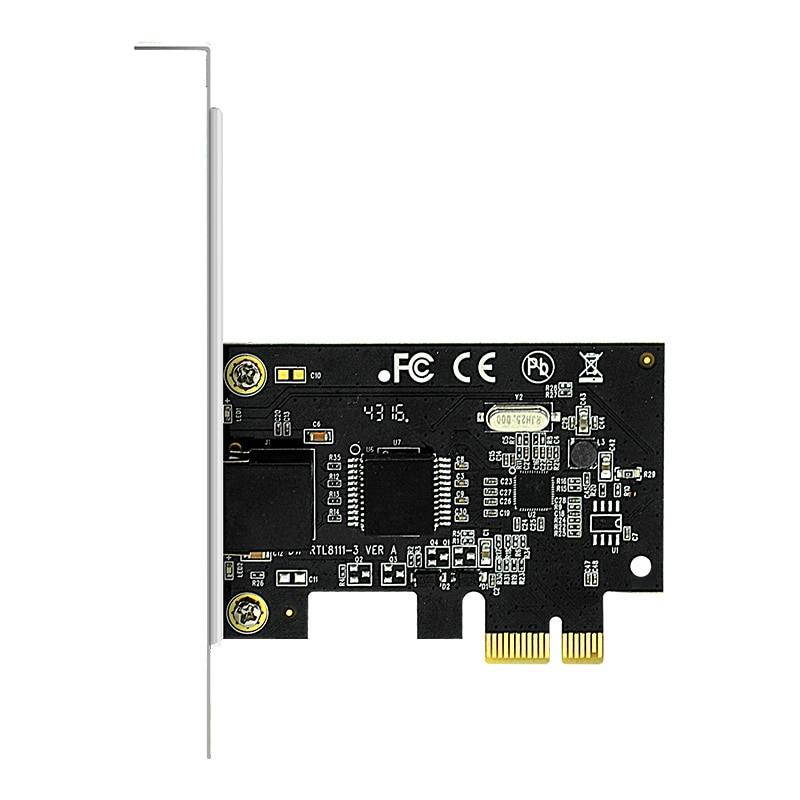 Adapter card Gigabit Comfast LAN CF-P10 Network PCI-E Controller Realtek Card Ethernet 8111F RJ-45 10/100/1000Mbps RJ45