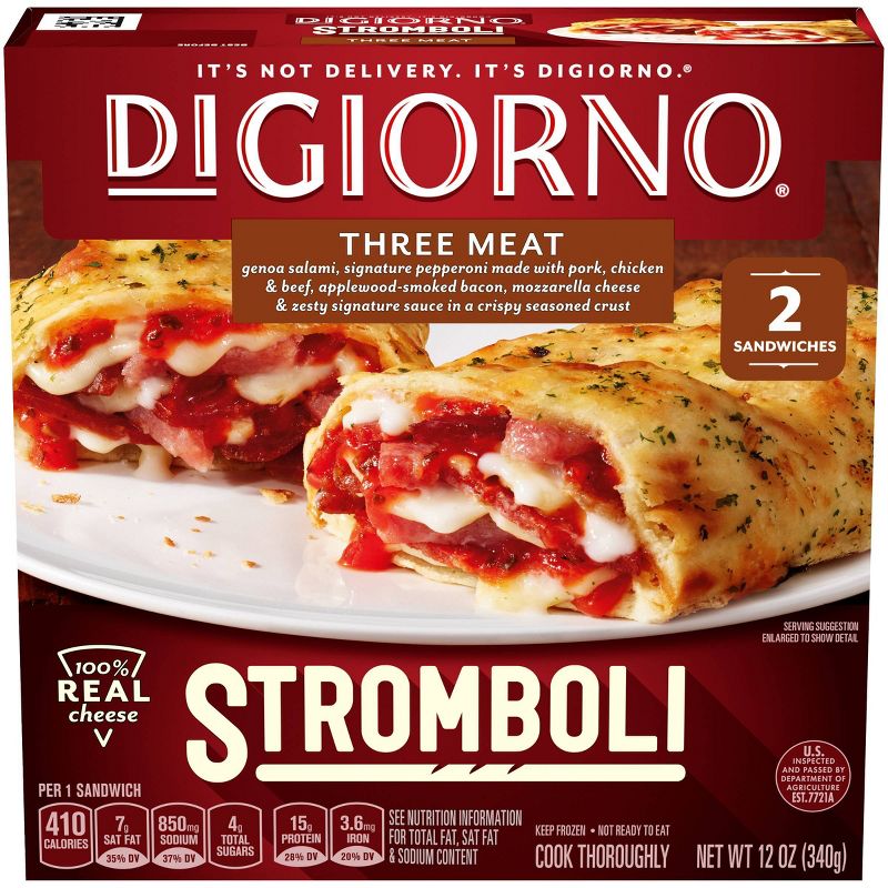 DiGiorno Three Meat Frozen Stromboli - 12oz
