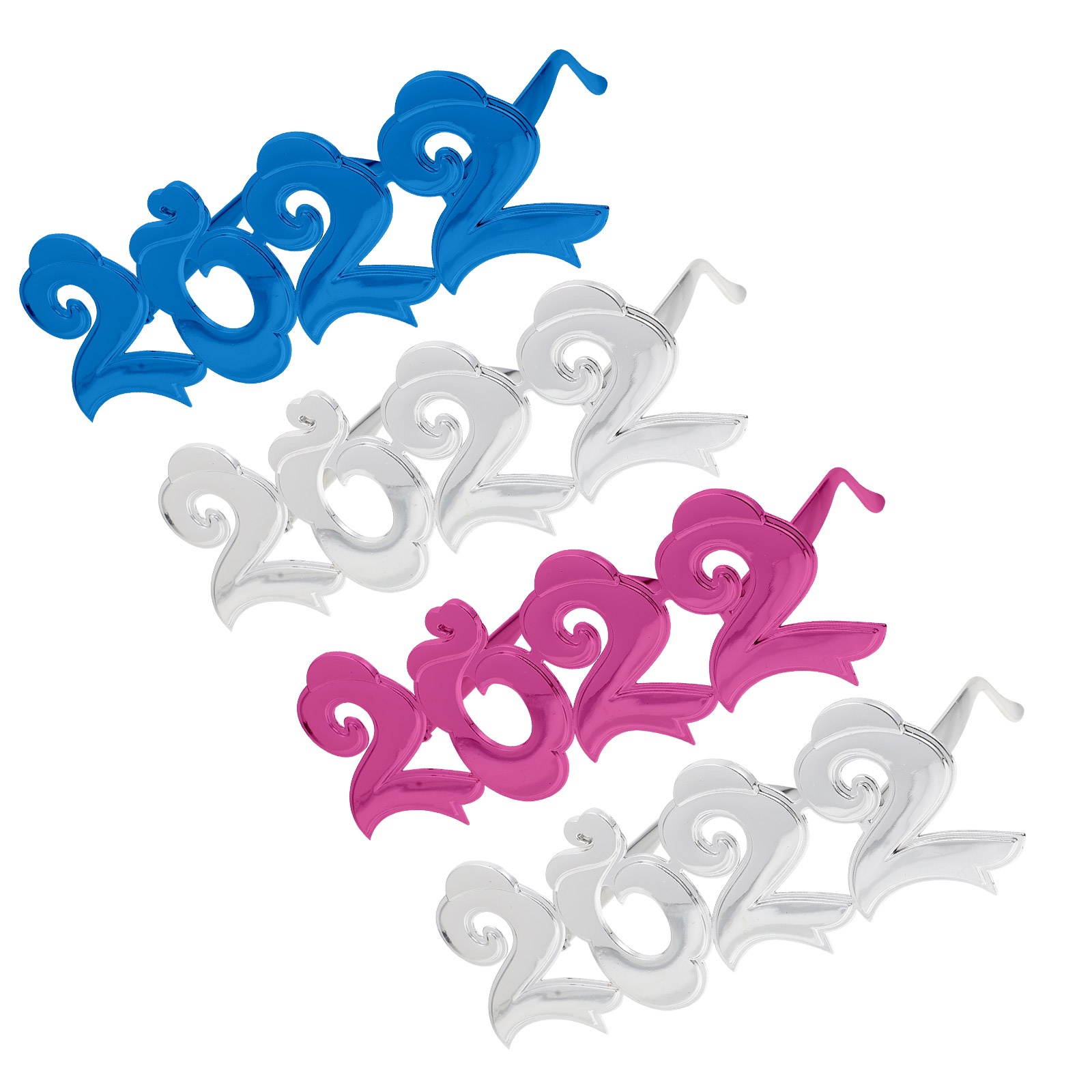 4pcs Lightweight  Practical  Reusable Party Prop Party Ornament for Family  Friends  Co-worker