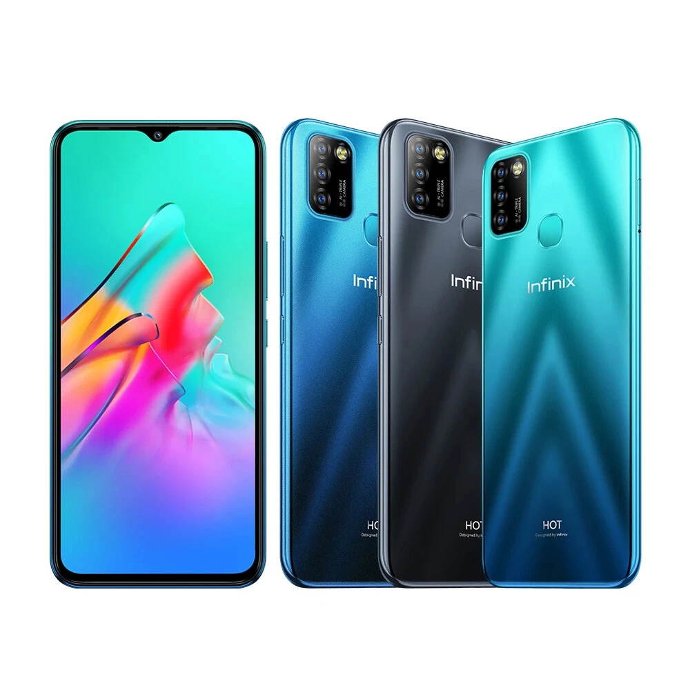 Infinix Hot 10 Lite Global Version 13MP Triple Camera 2GB 32GB 6.6 inch 5000mAh Helio A20 Quad Core 4G Smartphone