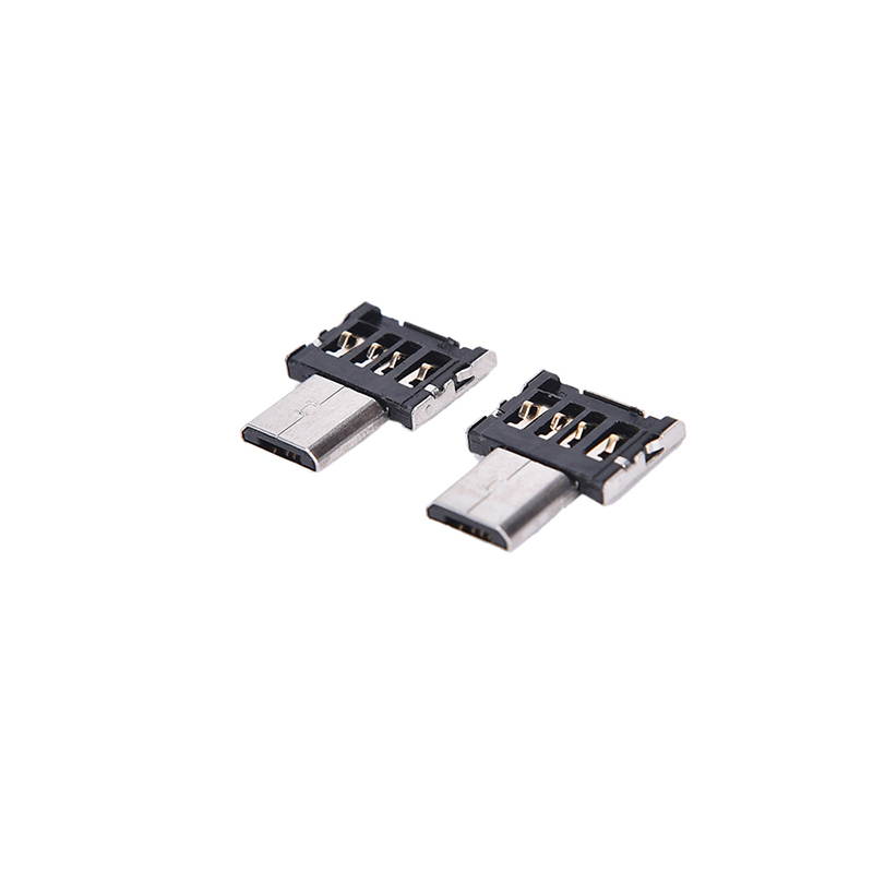 2X Micro USB Male to USB Female OTG Adapter Converter For Android Tablet Phone