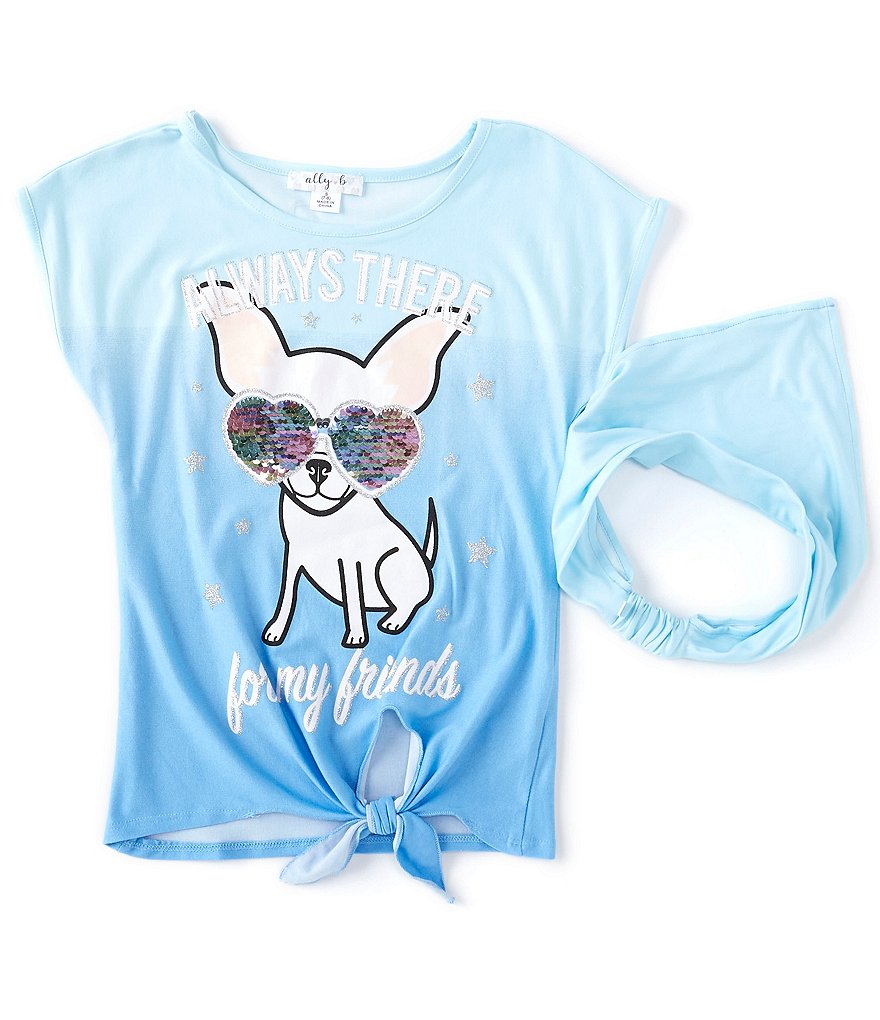 Ally B Big GIrls 7-16 Short-Sleeve Chihuahua Tee