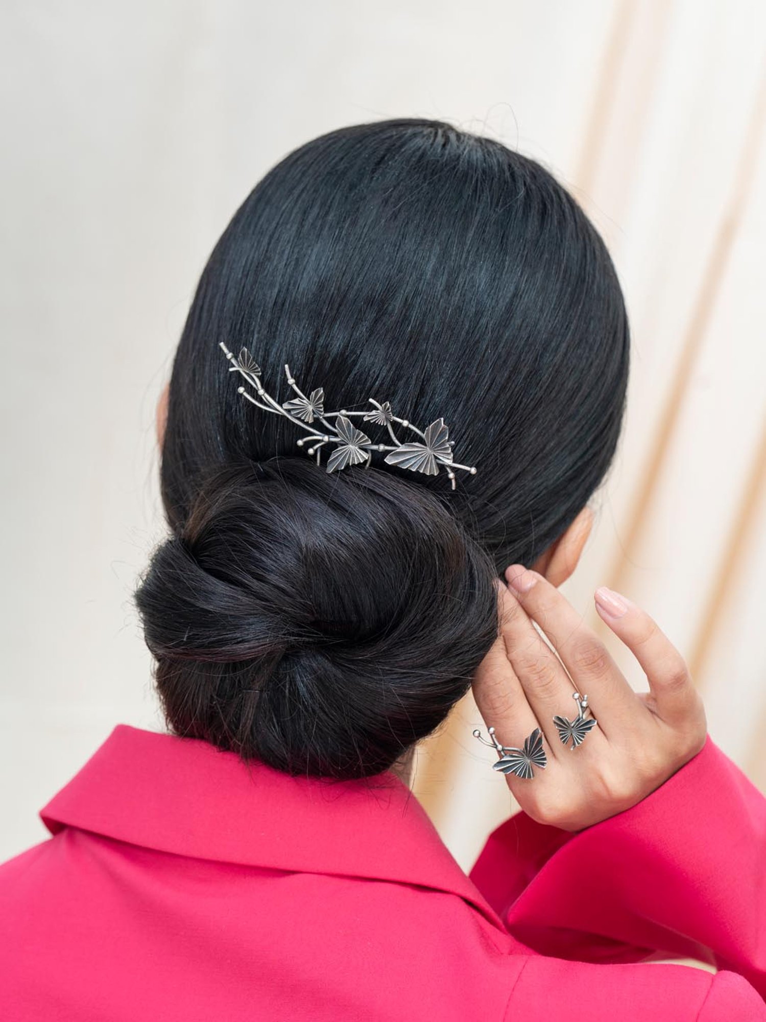 Shaya 92.5 Sterling Silver Chasing My Untamed Thrills Hairpin (Billai) for Women