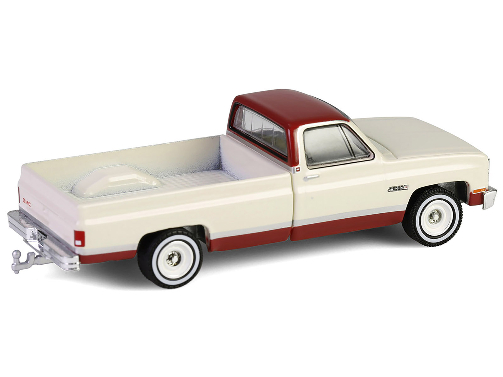 1981 GMC Sierra Classic K2500 Pickup Truck Beige and Dark Carmine Red "Down on the Farm" Series 10 1/64 Diecast Model by Greenlight