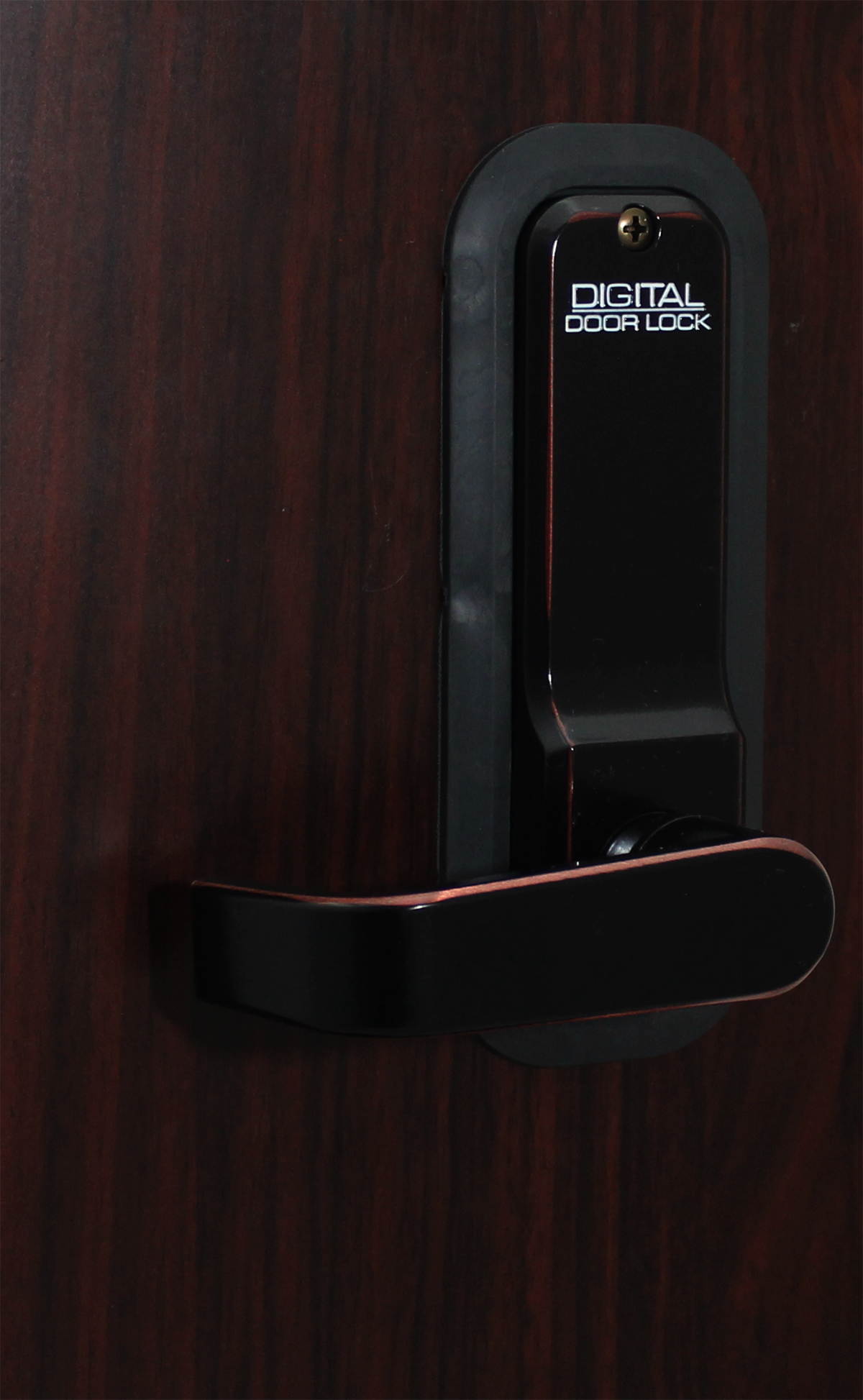LockeyUSA Digital Door Lock 2835 Lever Handle, Oil Rubbed Bronze