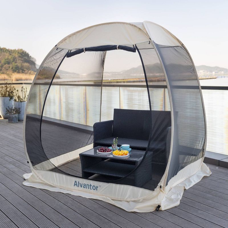6'X6' Outdoor Instant Pop-Up Screened Tent - Alvantor