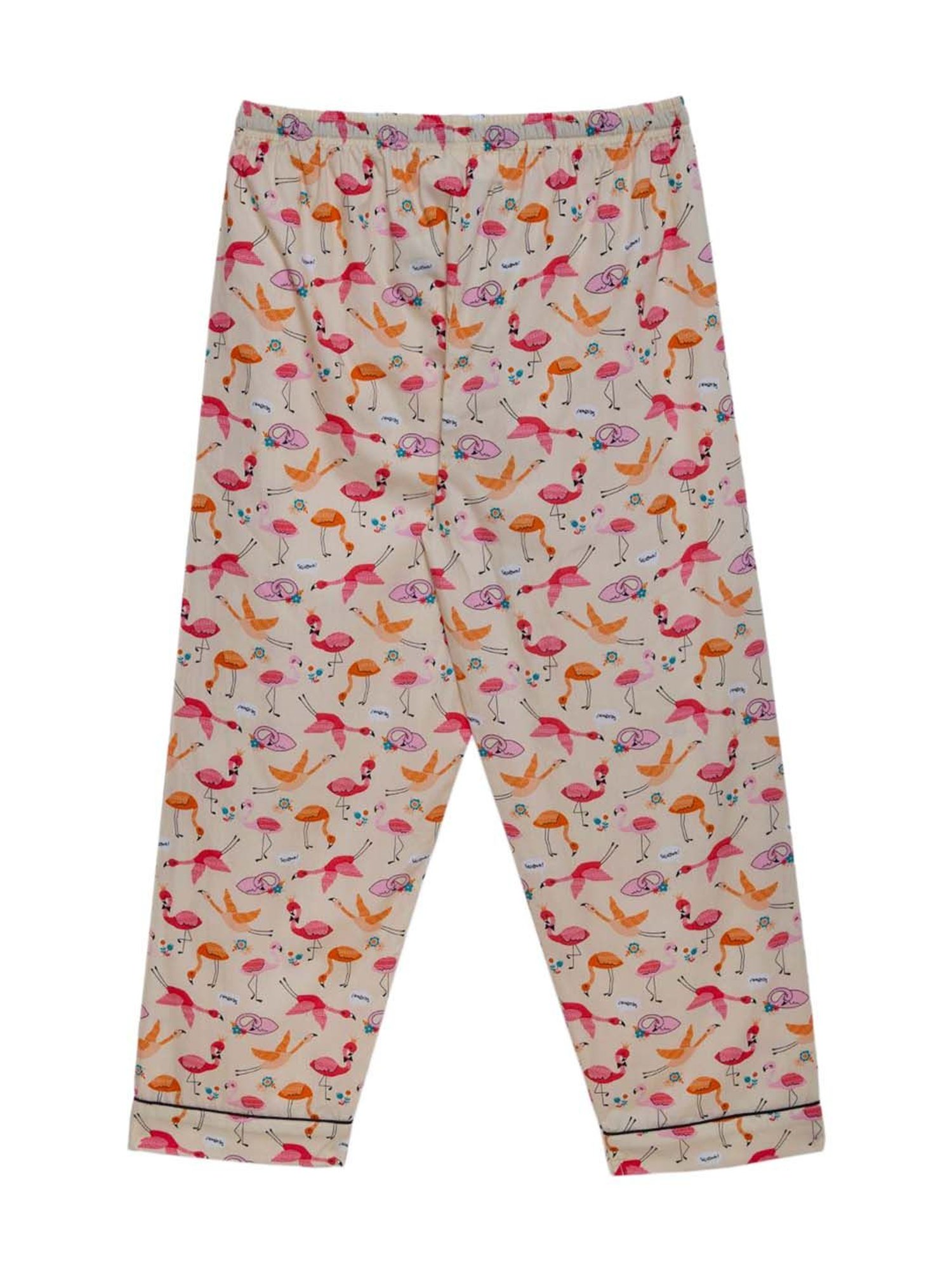 Fluffalump Boys Multicolor Cotton Printed Nightwear Top & Pants Set