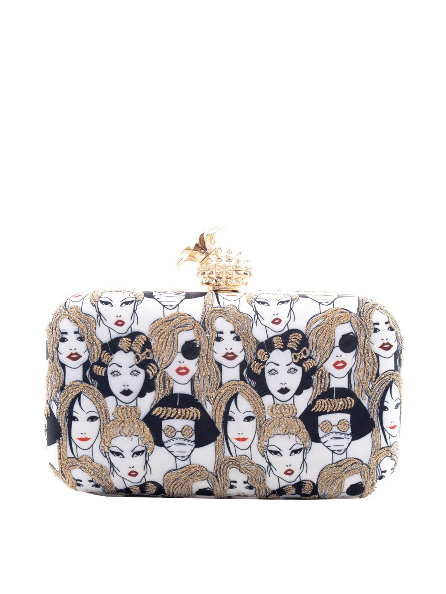 Sugarcrush Multicolor Silk Clutch