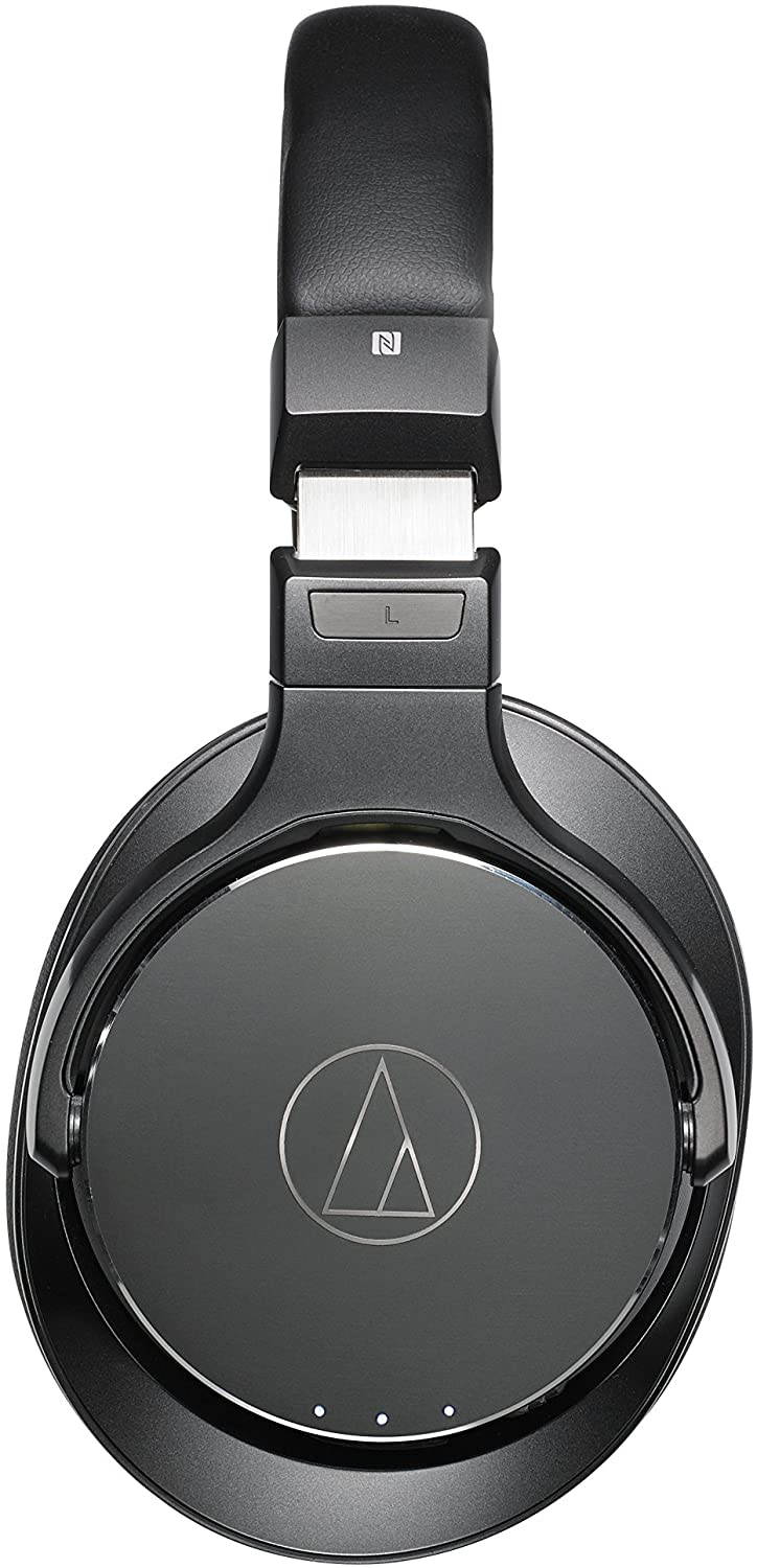 Audio-Technica ATH-DSR7BT Bluetooth Wireless Over-Ear Headphones with Pure Digital Drive, Exclusive 45 mm True Motion Drivers, Built-In Controller and Microphone, Black