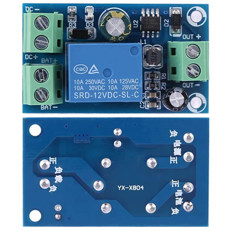 Power Supply Controller DC PowerBattery Switch DC 12V 24V 36V 48V 10A Power Supply Battery Controller Emergency Automatic Switch Module