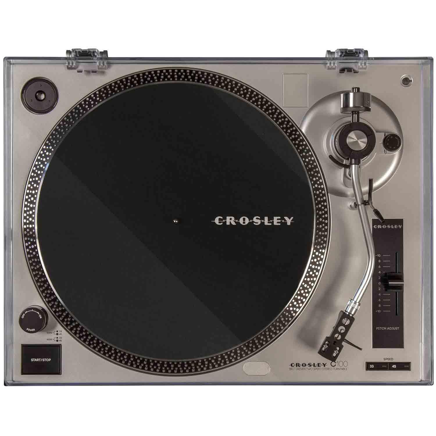 Crosley 2 Speed S-Shaped Built-In Preamp Record Player Turntable (For Parts)