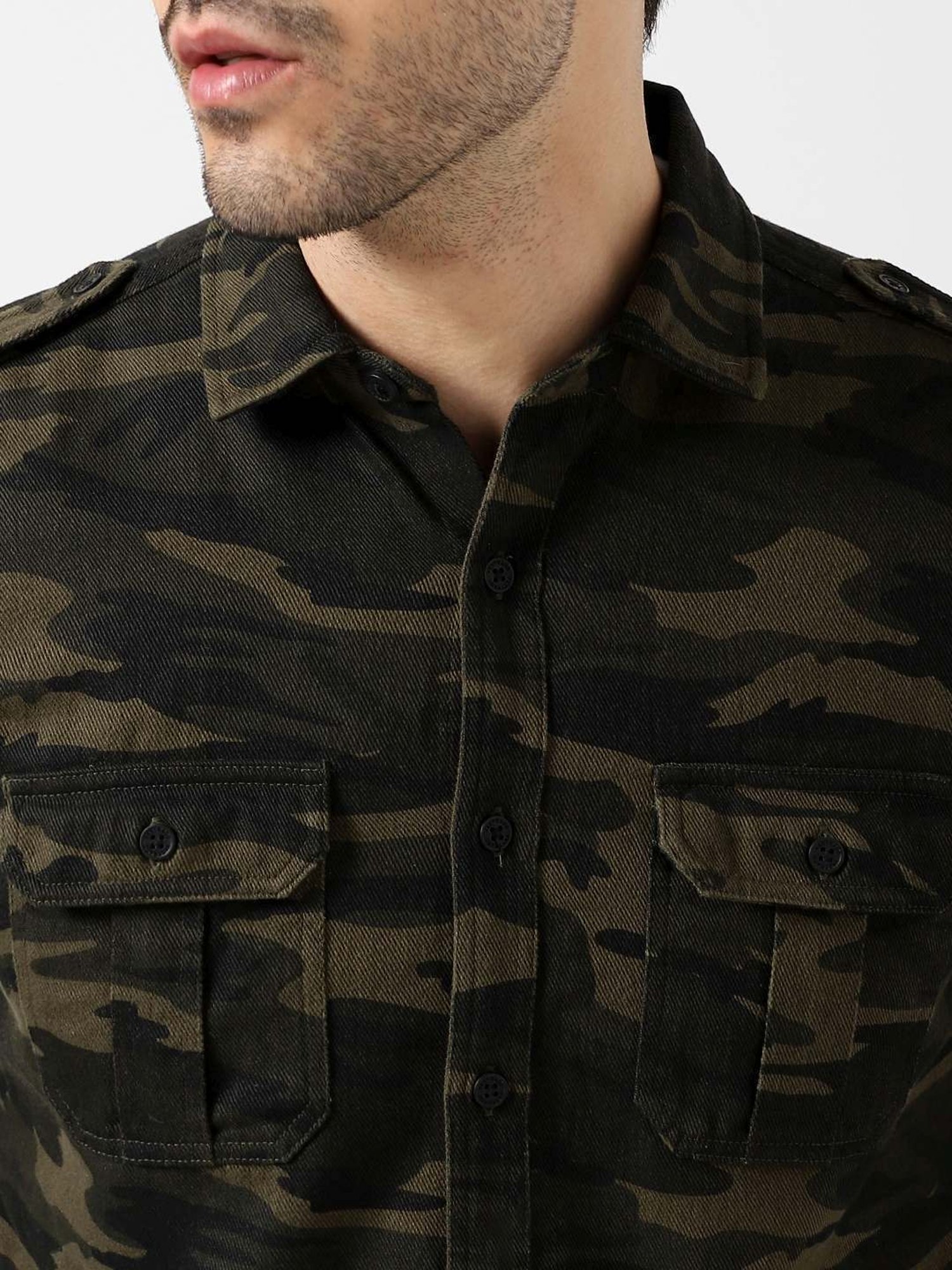 VASTRADO Multi Cotton Regular Fit Printed Shirt