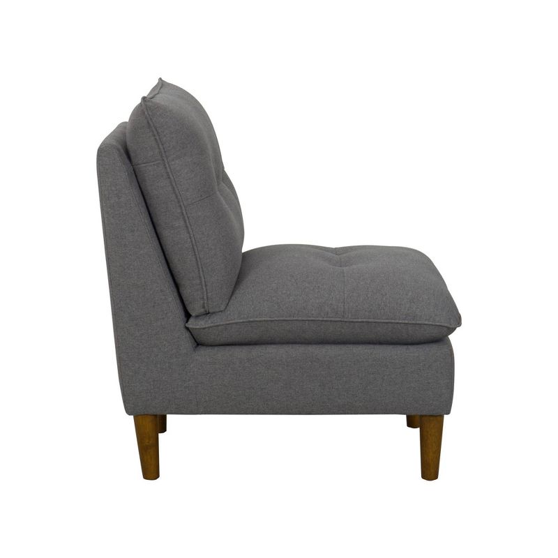 Pillowtop Accent Chair Gray - HomePop