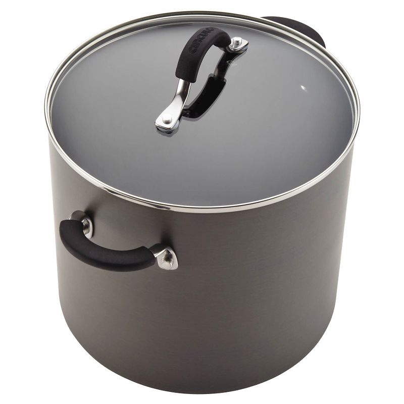 Circulon Innovatum 10qt Hard Anodized Nonstick Covered Stock Pot