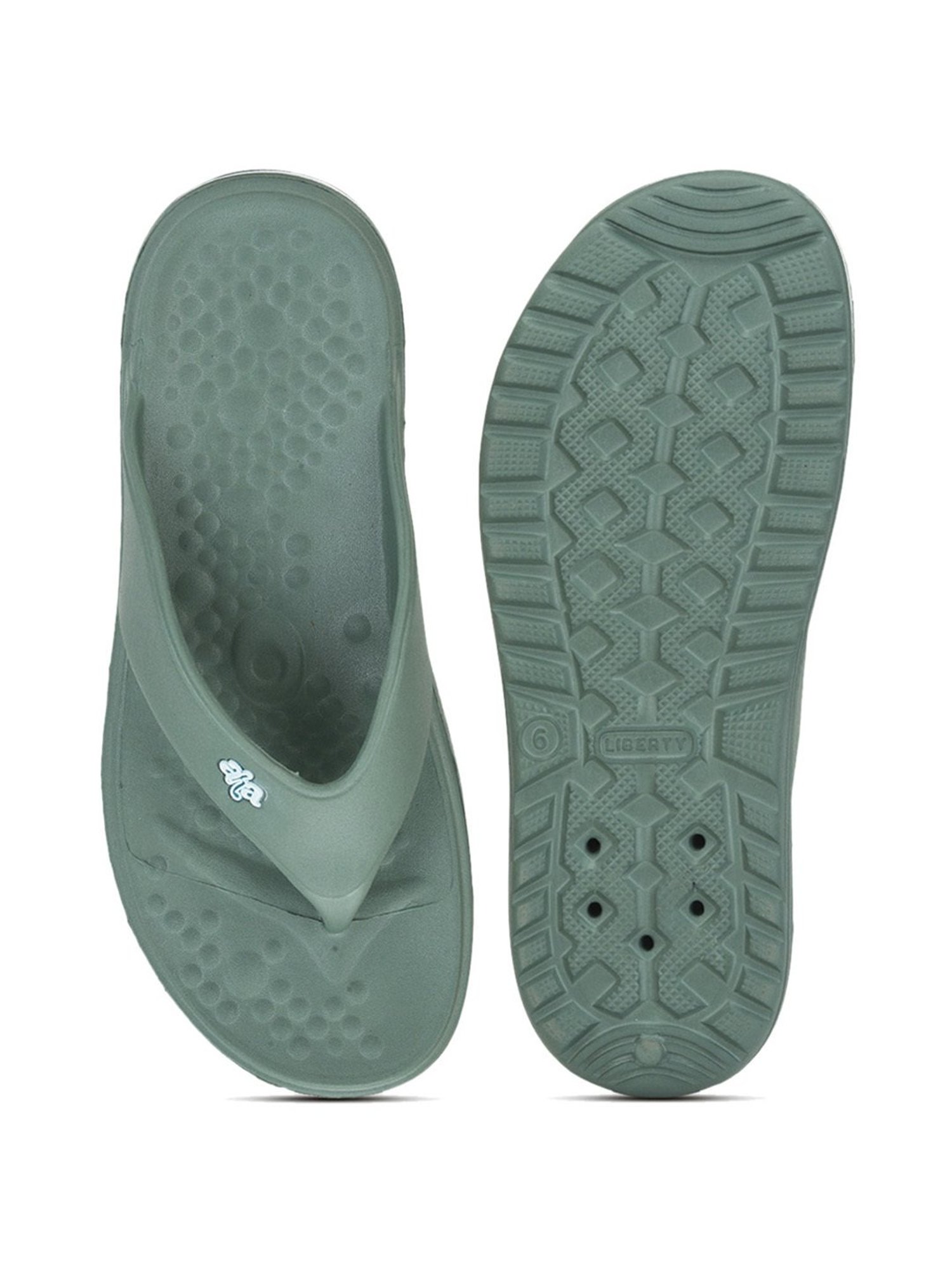 Aha by Liberty Men's BEACHTIME Green Flip Flops