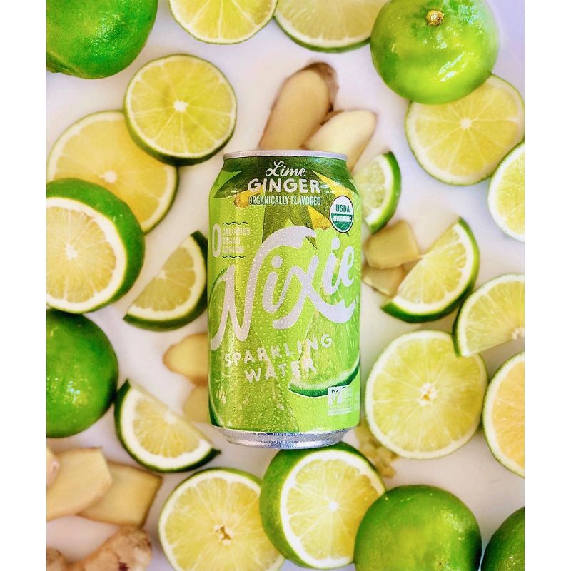 Nixie Lime Ginger Sparkling Water - 8pk/12 fl oz Cans