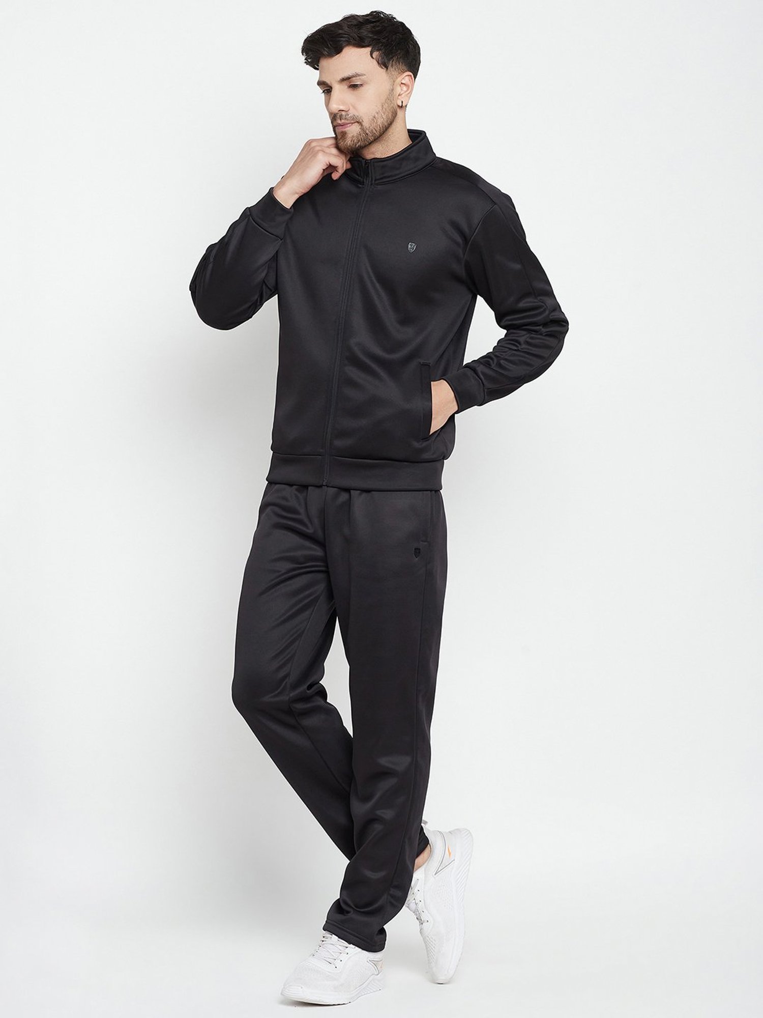 Okane Black Regular Fit Tracksuit