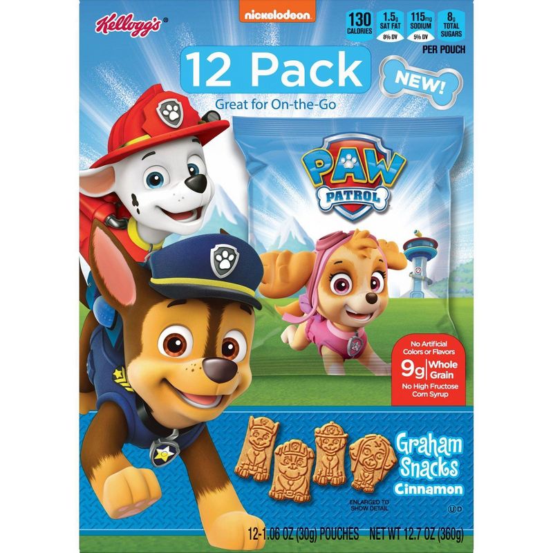 Paw Patrol Grahams Snacks - 12ct