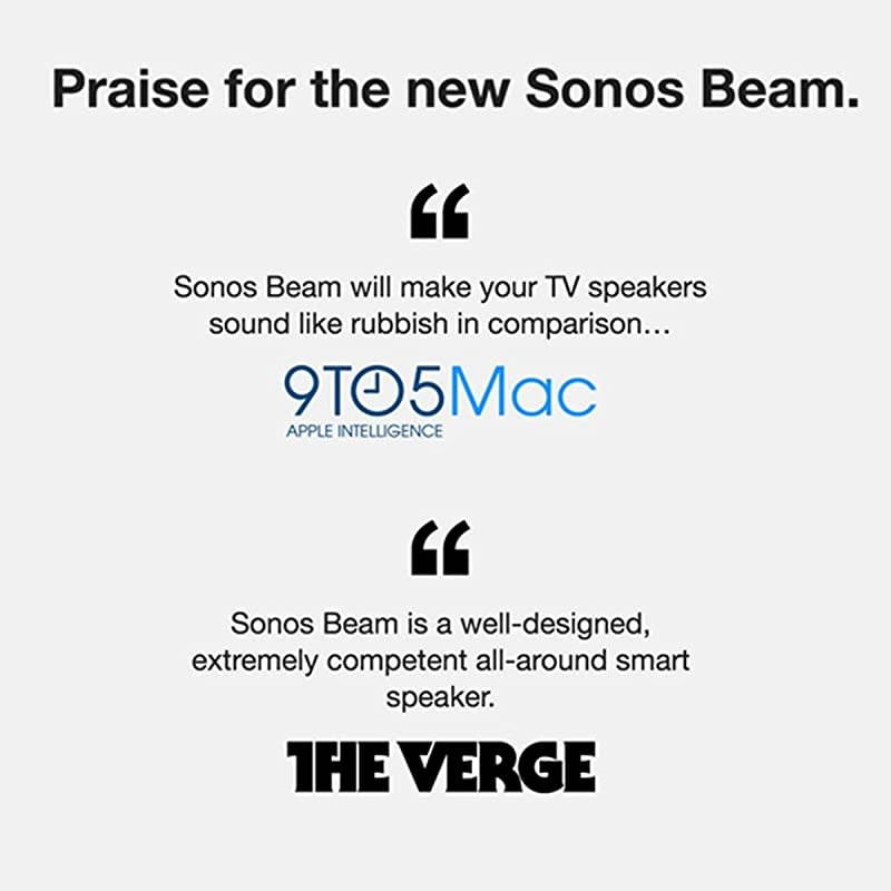 Beam - Smart TV Sound Bar with  Alexa Built-in - White