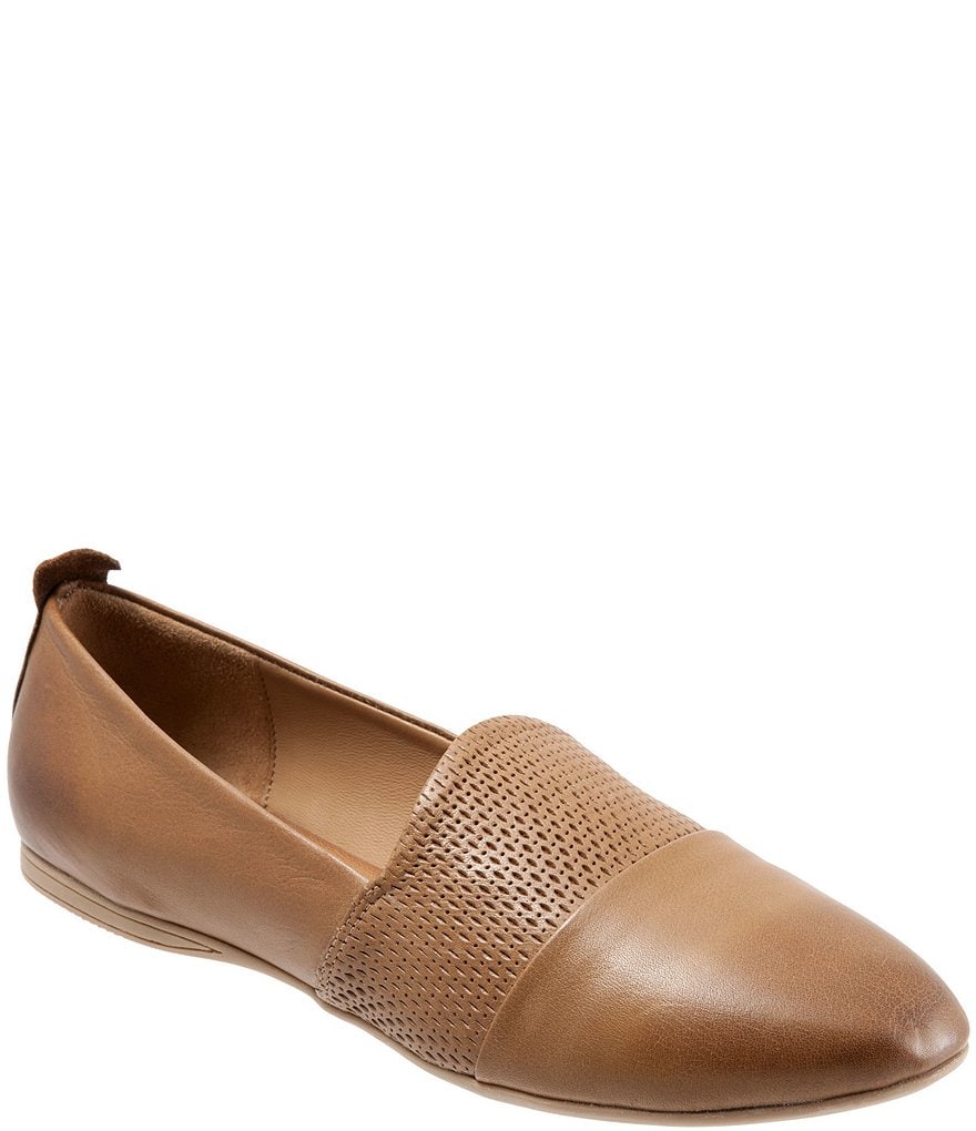 Bueno Katy Perforated Leather Slip-Ons