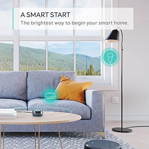 eufy Genie Smart Speaker with Amazon Alexa + Lumos WiFi Smart Bulb-Tunable White Starter Kit, Soft White To Daylight (2700K-6500K), 60W Equivalent, A19, E26, 800 Lumens
