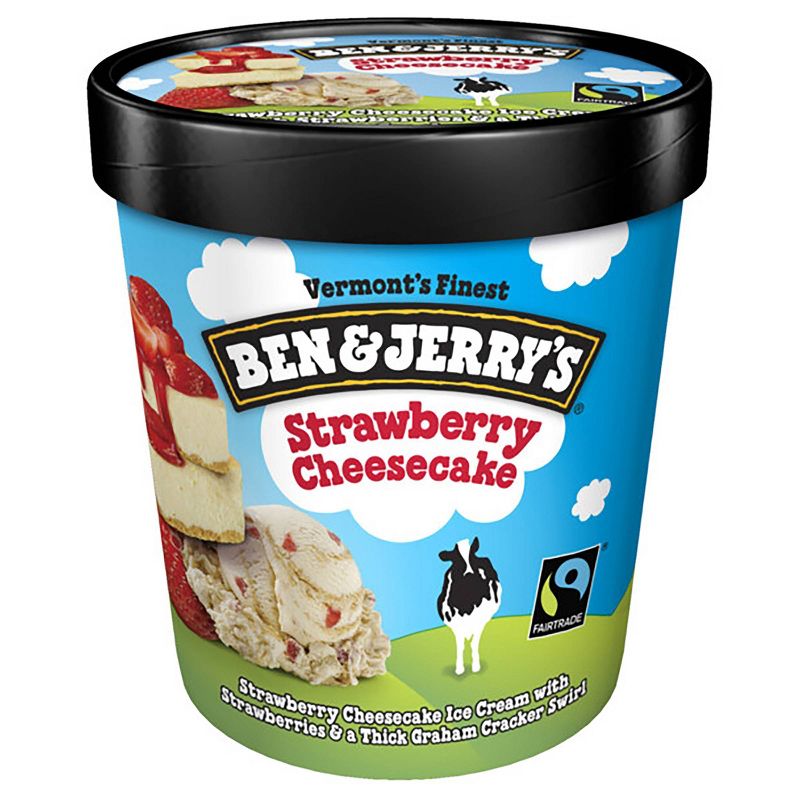 Ben & Jerry's Strawberry Cheesecake Ice Cream - 16oz