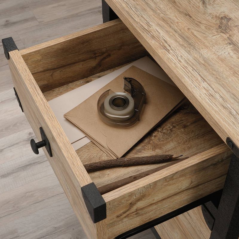 Steel River Pedestal File Cabinet Distressed Brown - Sauder