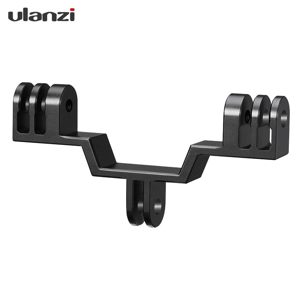 Ulanzi Dual Twin Mount Adapter Plate Compatible with GoPro Hero 8/7/6/5 Black DJI Osmo Action