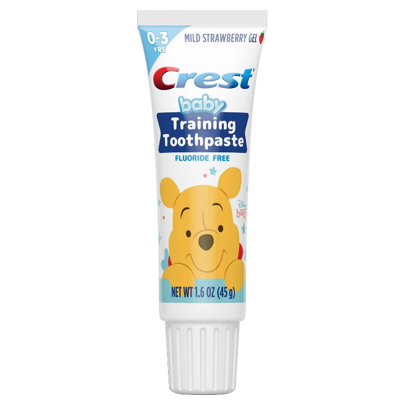 Crest Training Toothpaste Kit - 2 Strawberry Toothpastes - 1.6oz + 4 Winnie the Pooh Toothbrush