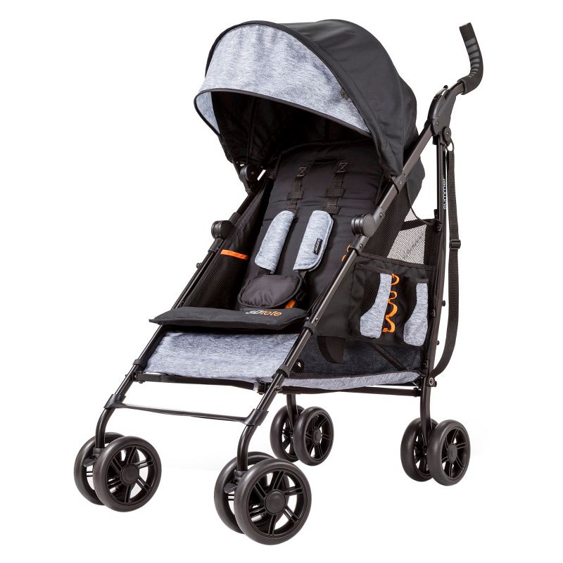Summer Infant 3Dtote Convenience Stroller (Black/Gray)