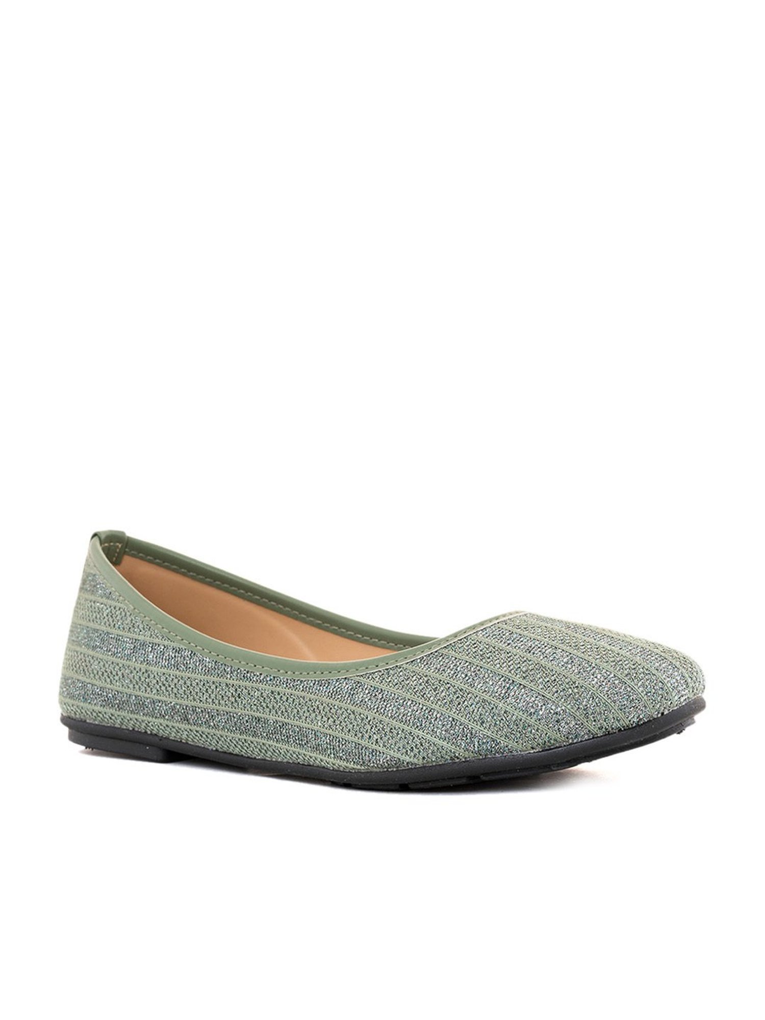 Khadim Women's Green Flat Ballets