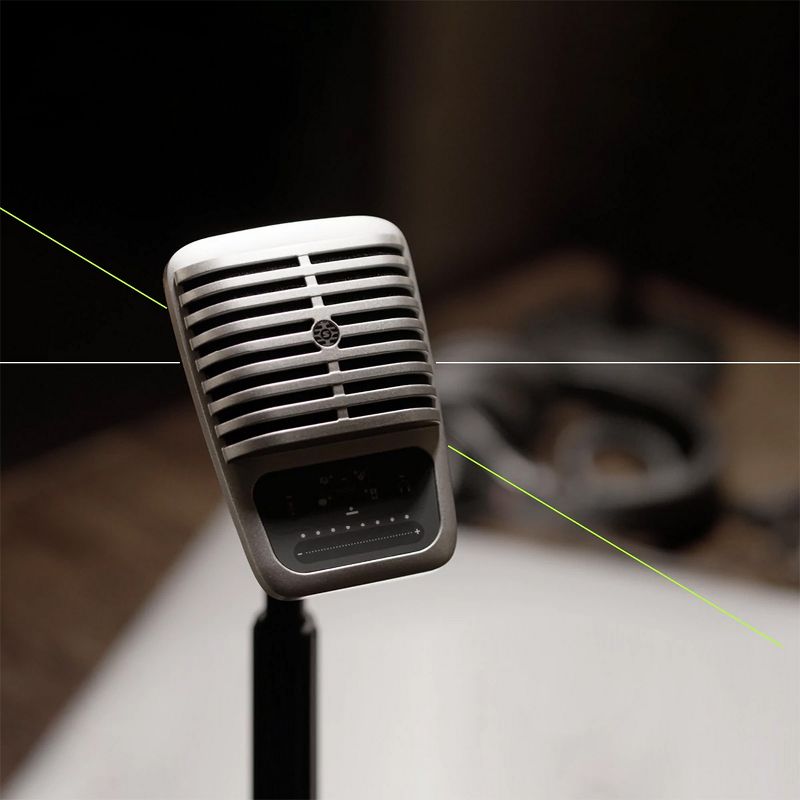 Shure MV51 Digital Large Diaphragm Condenser Microphone (Silver)