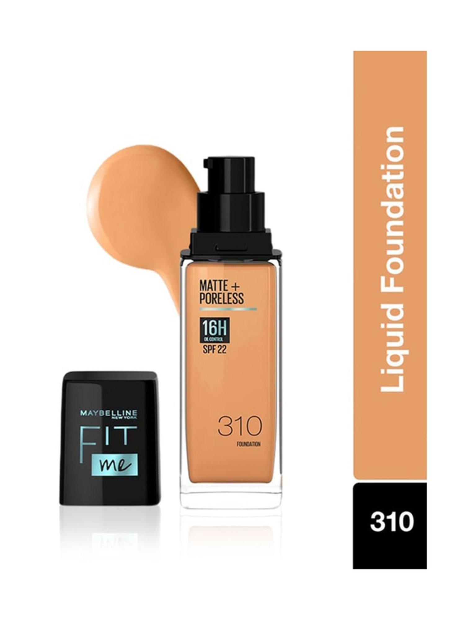 Maybelline New York Fit Me Matte + Poreless Liquid Foundation 310 Sun Beige - 30 ml