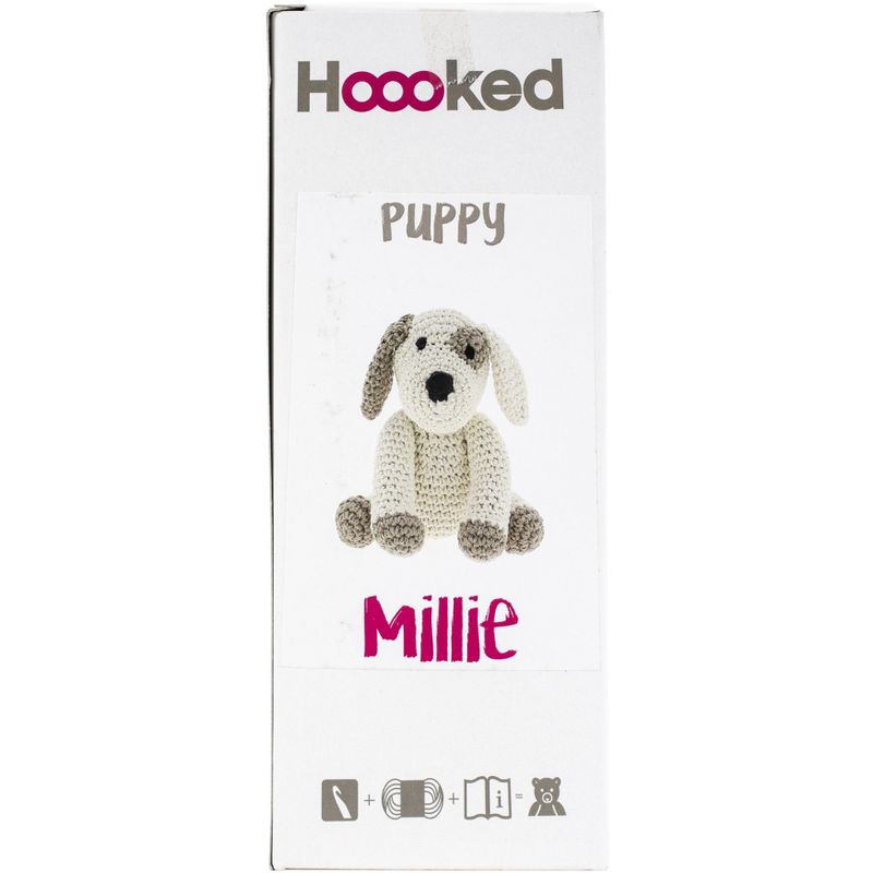 Hoooked Puppy Millie Yarn Kit W/Eco Barbante Yarn