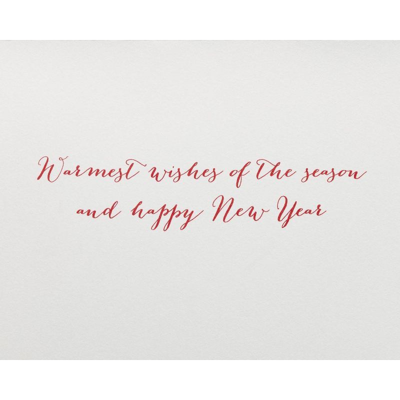 20ct Papyrus Happy Holidays Glitter Boxed Holiday Greeting Cards