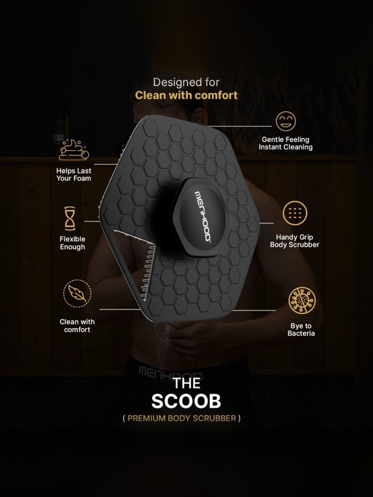 MENHOOD Essential Package 2.0, Trimmer, Pre-Trim Gel, Ball Shower Gel, Razor, Man-Cure Kit & More