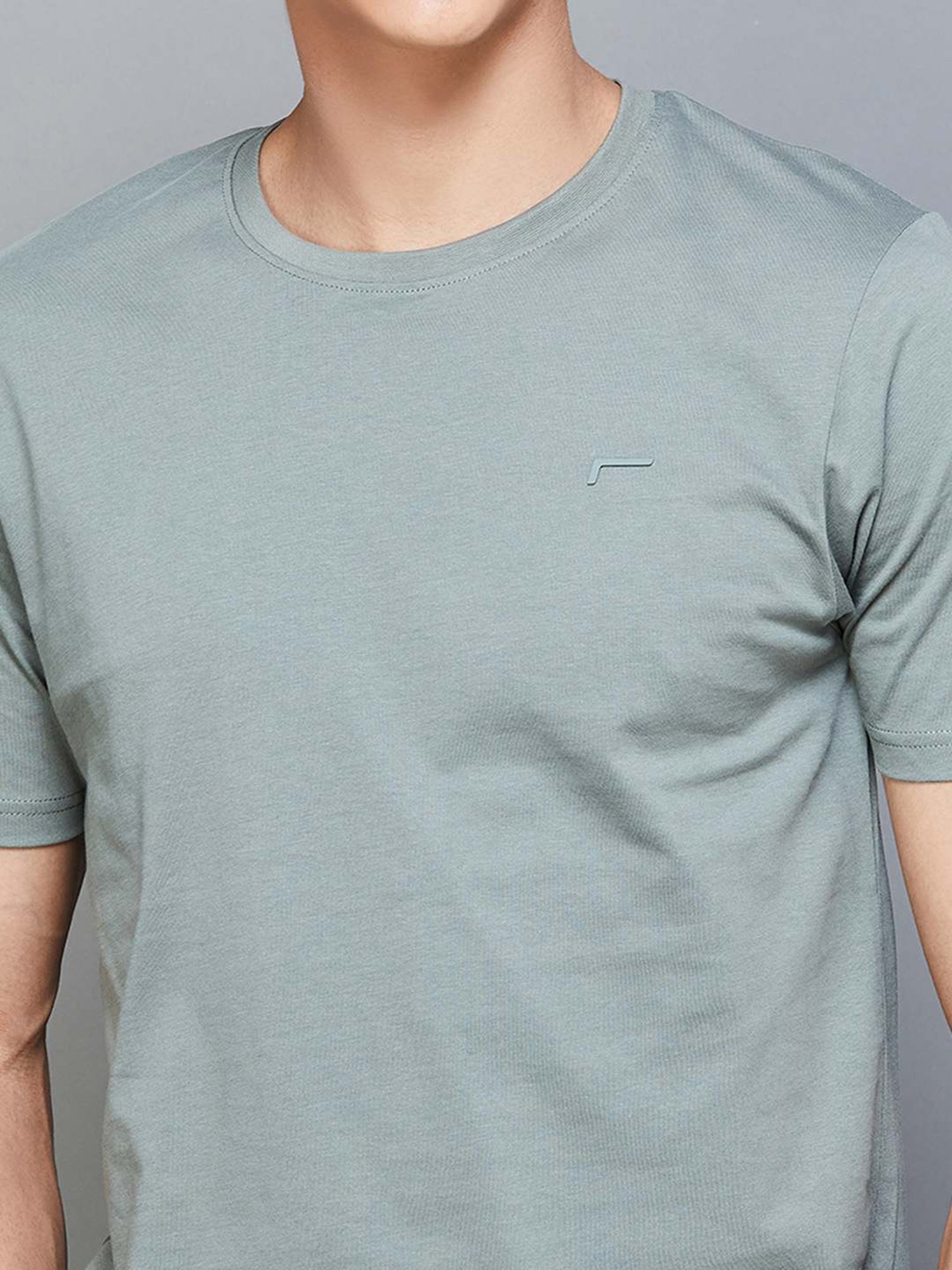 Fame Forever by Lifestyle Sage Cotton Regular Fit T-Shirts