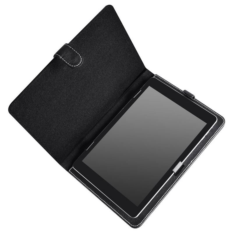 INSTEN Stand Leather Case for 10-inch tablet, Black