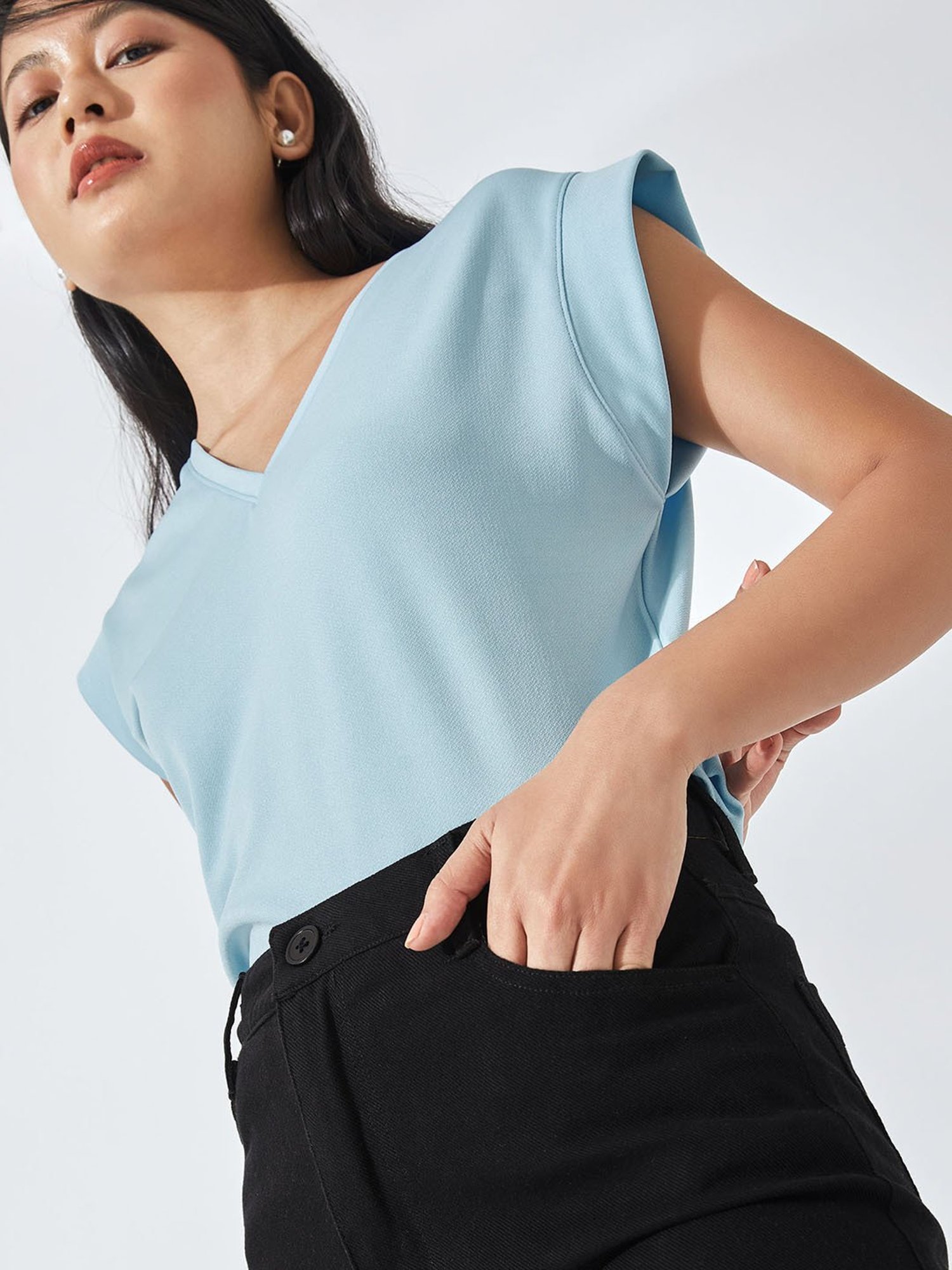 The Label Life Black Denim Shorts