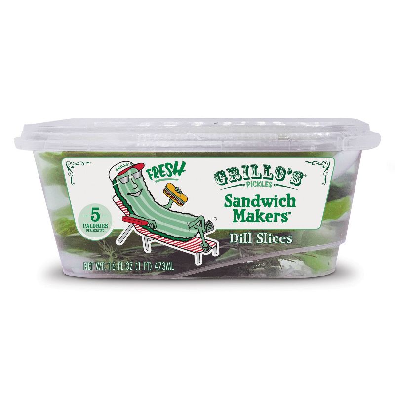 Grillo's Pickles Sandwich Makers - 16oz